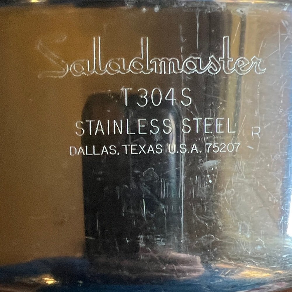 Saladmaster T304S Stainless Steel 1.5 qt cooking pot. No lid